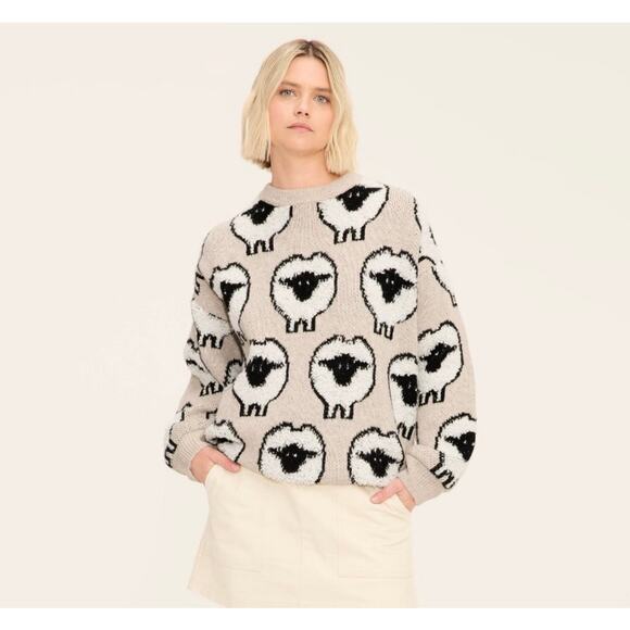 Target x Woolrich Adult Sheep Print Pullover Sweater Size L - Picture 4 of 9